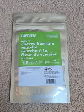 2/$25 Sealed! Davidstea CHERRY BLOSSOM MATCHA Drink Mix 50g Davids Tea